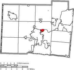Location of New Miami in Butler County