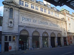 Port of London Authority building on Charterhouse Street 1