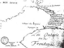Rouge Trail Map 1673 Louis Jolliet 1673