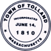 Official seal of Tolland, Massachusetts