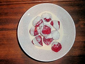 Stawberries and cream