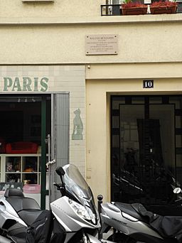 Benjamin's apartment in Paris (fot. Mateusz Palka)