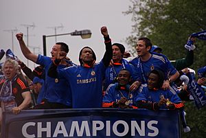 Chelsea Champions League victory parade 2012