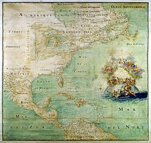 Claude Bernou Carte de lAmerique septentrionale