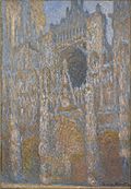 Claude Monet La cathédrale de Rouen, le portail