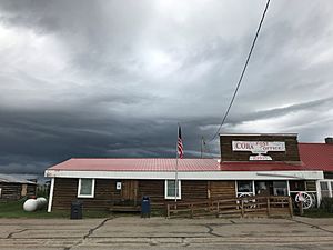 The Cora Post Office, along Wyoming Highway 352, June 2020