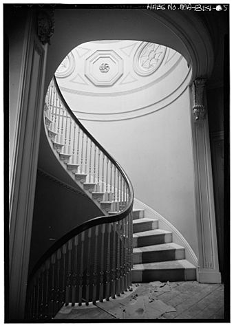 Daniel Parker house (Boston, MA) - 3rd floor stairway.jpg