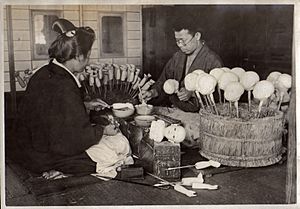 Doll makers in Japan (1915 by Elstner Hilton)