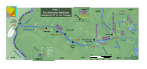 Fox Wisconsin Waterway Plan Plate 1