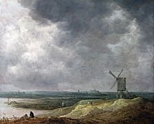 Goyen 1642 A Windmill by a River