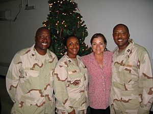 Loretta Sanchez Visits Troops Africa