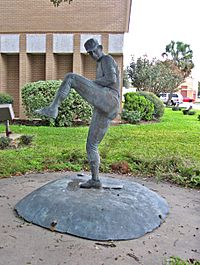 Nolan Ryan Statue -- Alvin, Texas
