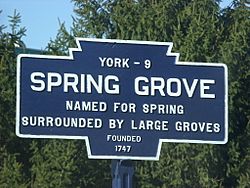 Official logo of Spring Grove, Pennsylvania