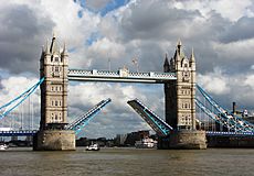 Tower Bridge,London Getting Opened 5