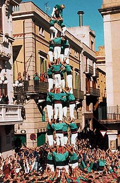 1er 4 de 9 net Castellers de Vilafranca