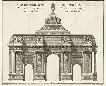 Arc de Triomphe du Thrône, RP-P-1964-1779