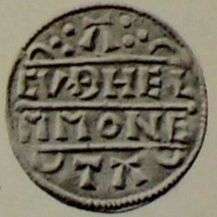 Coin of Æthelred I, King of Wessex reverse