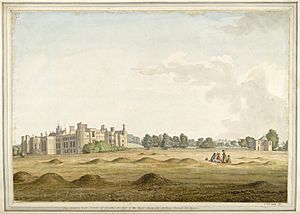 Cowdray House by Samuel Hieronymus Grimm 1781