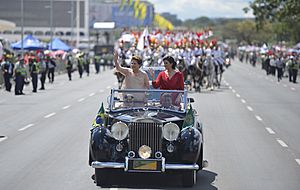 Desfile de posse Dilma e Paula Rousseff 2015
