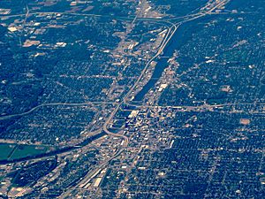 Grand Rapids aerial view