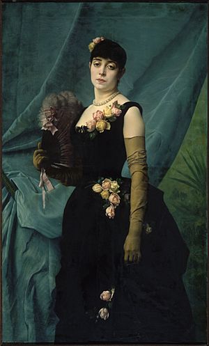 Gustave Boulanger, Portrait de Madame Lambinet, 1887, Versailles, Musée Lambinet