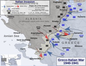 Italian Invasion 1940 in Pindus Epirus