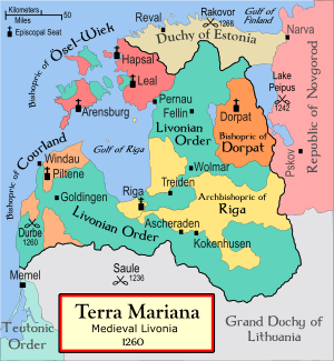 Medieval Livonia 1260