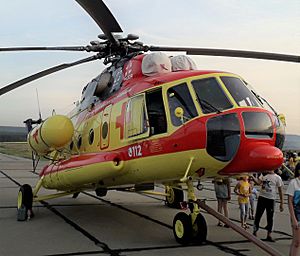 Mi-8AMT ambulance helicopter