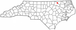 Location of SouthWeldon, North Carolina