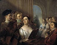 Philippe Mercier (1689-1760) - A Music Party - T00922 - Tate