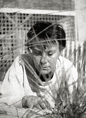 Portrait from the first edition of To Kill a Mockingbird (1960) (photo by Truman Capote)
