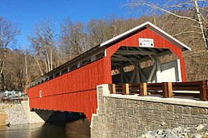 Schlicher Covered Bridge, reconstructed - south view