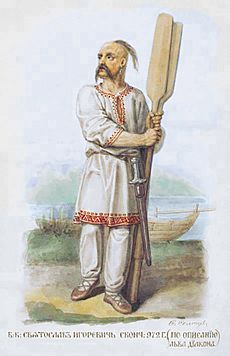 Slav warrior from Solntsev book