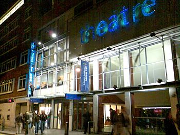 Soho Theatre at night in 2006