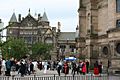 Square in front of the McEwan Hall on graduation day - geograph.org.uk - 866110