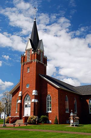 St. Paul Catholic Church (Marion County, Oregon scenic images) (marDA0177)