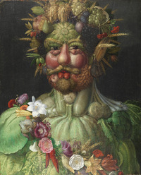 Vertumnus årstidernas gud målad av Giuseppe Arcimboldo 1591 - Skoklosters slott - 91503f