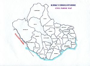 "aa Kirkcudbrightshire, Civil Parish map"