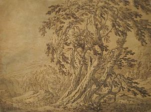 'Forest Scene' attributed to Salvator Rosa, Honolulu Museum of Art
