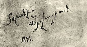 Armenian Signature of Aivazovsky