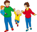 Caillou's family