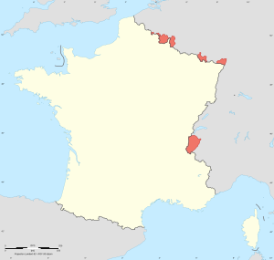 Gains territoriaux de la France en 1814