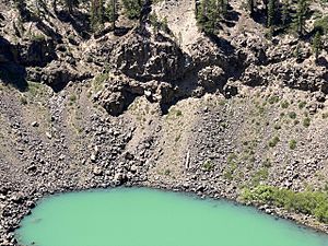 Inyo crater lake