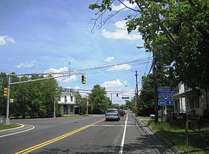 Center of Jobstown at CR 537 and CR 670