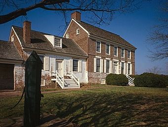 John Dickinson Mansion, Kitts Hummock Road, off State Road 68, 0.3 mile east of intersection with State Route 113, (Kent County, Delaware).jpg