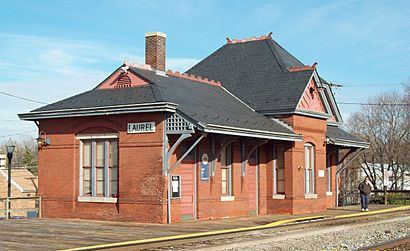 Laurel Maryland Railroad Station Dec 08.jpg