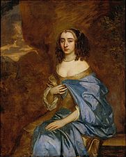 Lely, Sir Peter - Portrait of a Lady with a Blue Drape - Google Art Project