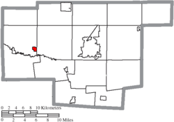 Location of New Bloomington in Marion County