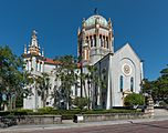 Memorial Presbyterian Church, St. Augustine FL, Southeast view 20160707 1