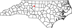 Location of Wallburg, North Carolina